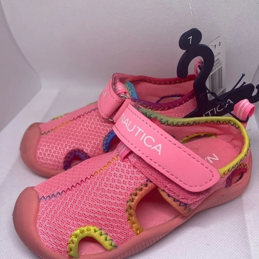 Nautica girl water sandals size 7 NWT Will ship same business Day